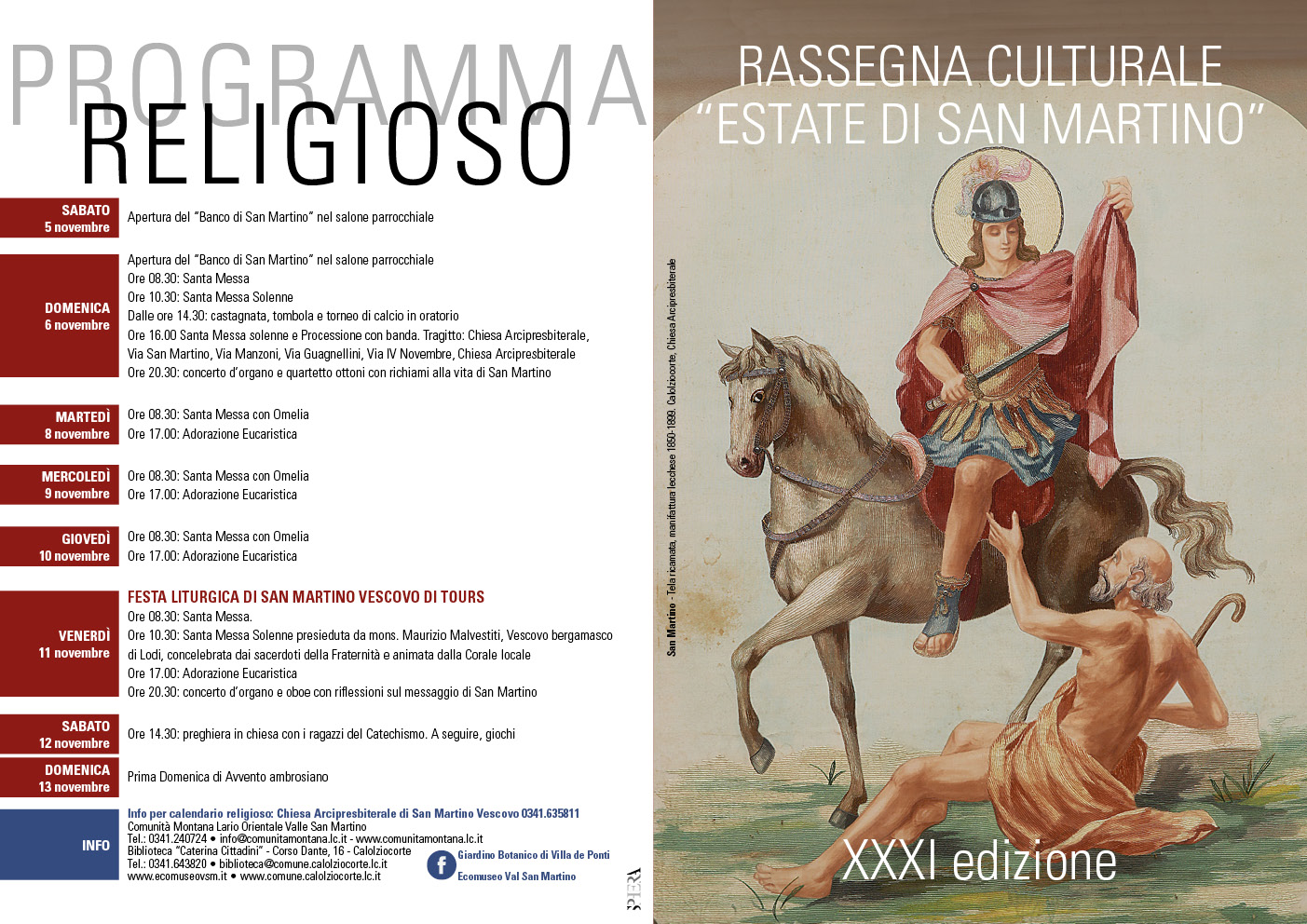 A5 Programma bianca